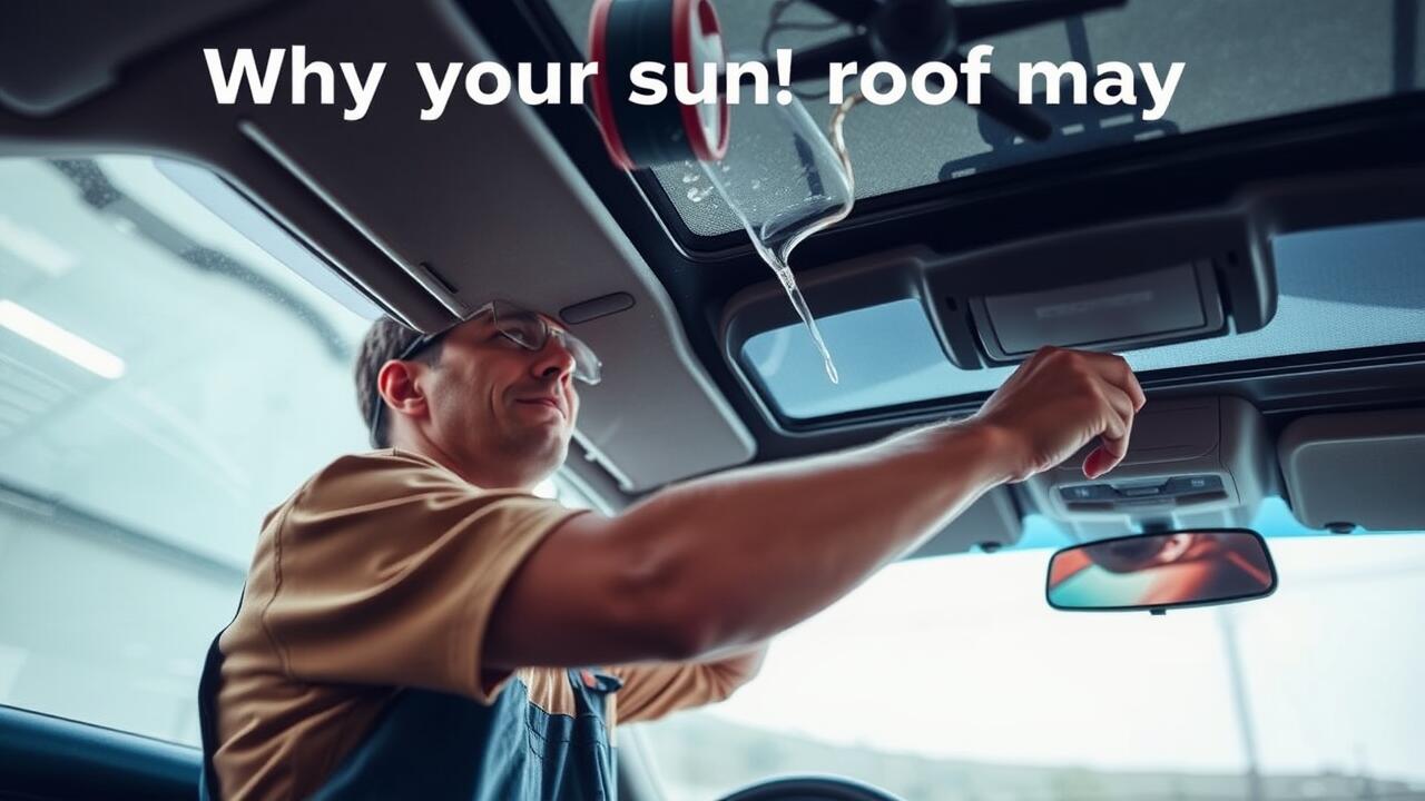 Why your sunroof may be leaking and how to fix it